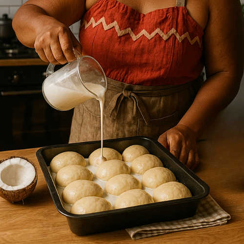 Pani Popo - Samoan Sweet Coconut Buns