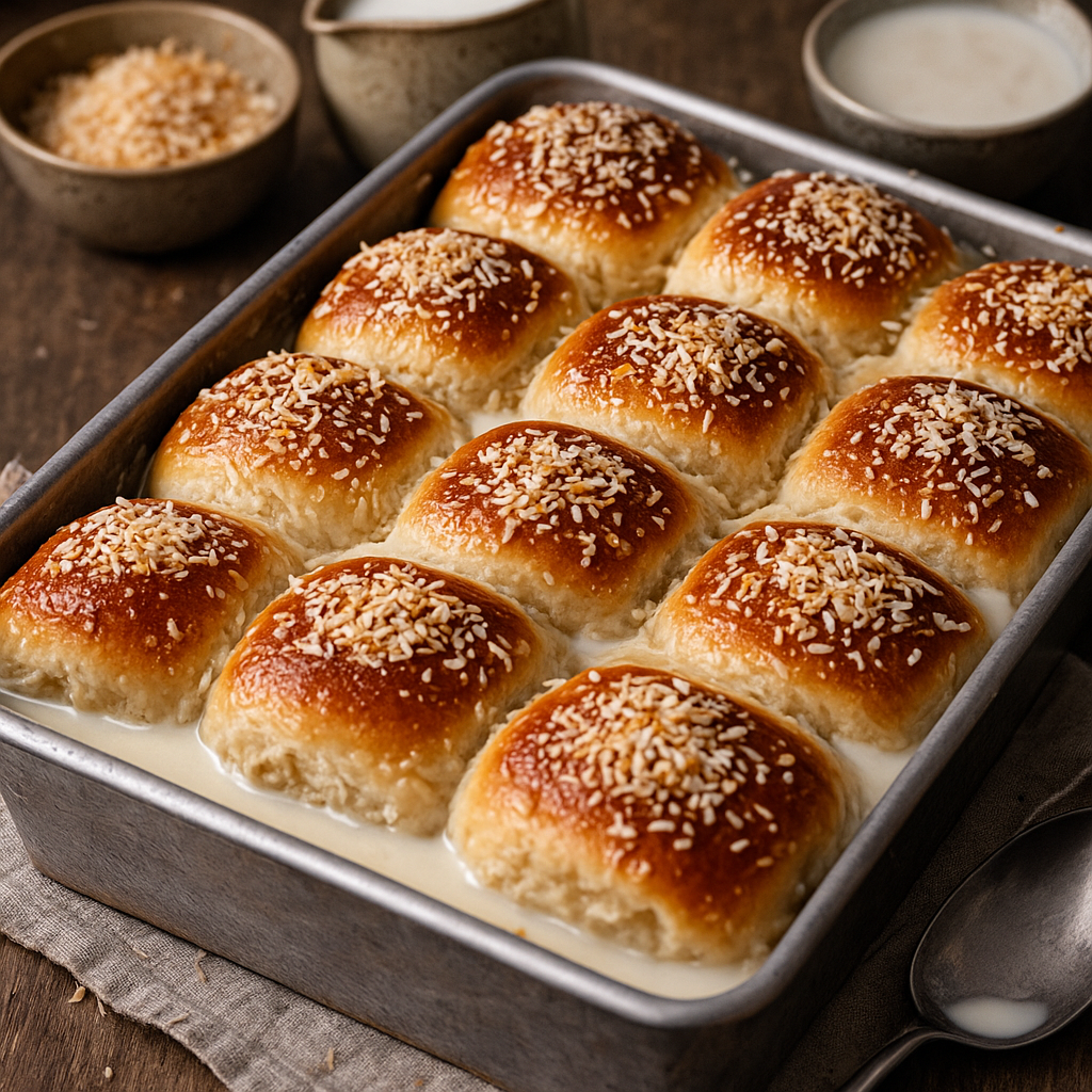 Pani Popo - Samoan Sweet Coconut Buns